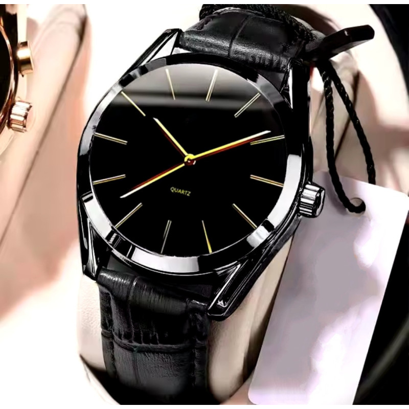 Reloj de Hombre Clásico con Correa de Cuero - Elegancia Pura Reloj de Hombre Clásico con Correa de Cuero - Elegancia Pura