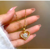 Collar Corazón con Circonita: Elegancia y Amor en Cada Brillo