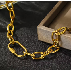 Pulsera dorada versátil con cierre magnético | Para cualquier ocasión