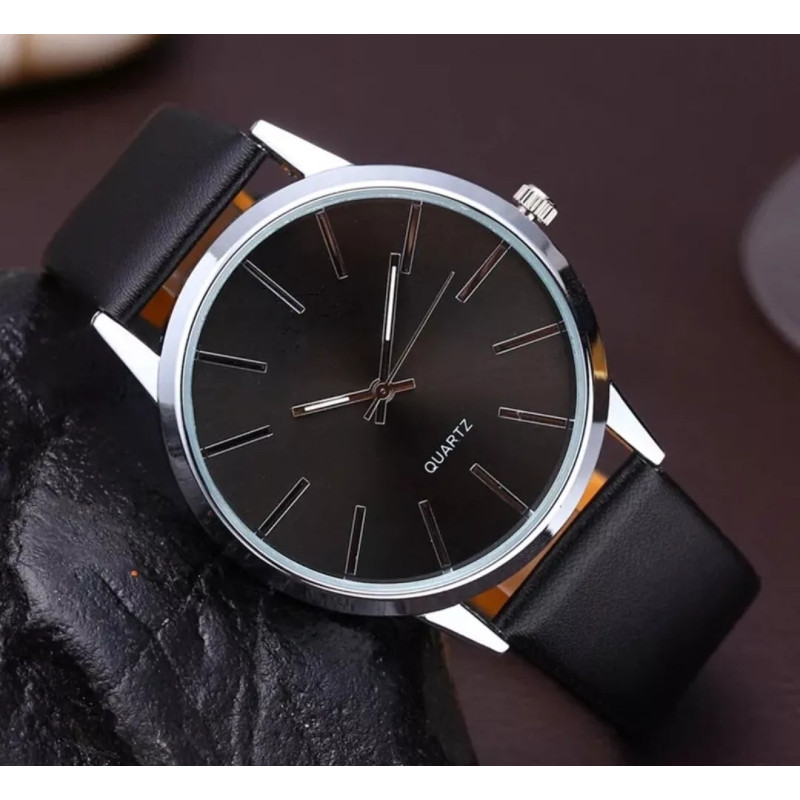 Reloj de cuarzo minimalista para hombre - Elegante y atemporal Reloj de cuarzo minimalista para hombre - Elegante y atemporal