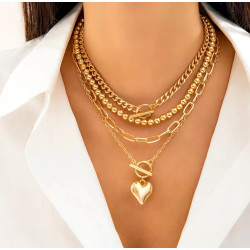 Juego de 4 Collares de Oro - Perfecto para cualquier ocasión