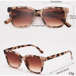 Gafas de sol cuadradas de carey: Elegancia atemporal para cualquier ocasión