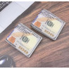 Cartera Compacta Elegante para Caballero | Patrón Billete de 100 Dólares