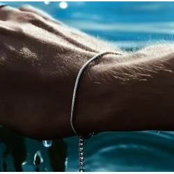 Pulsera Snake Chain Hombre - Accesorio Versátil y Duradero