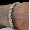 Pulsera de acero inoxidable de eslabones gruesos para hombre