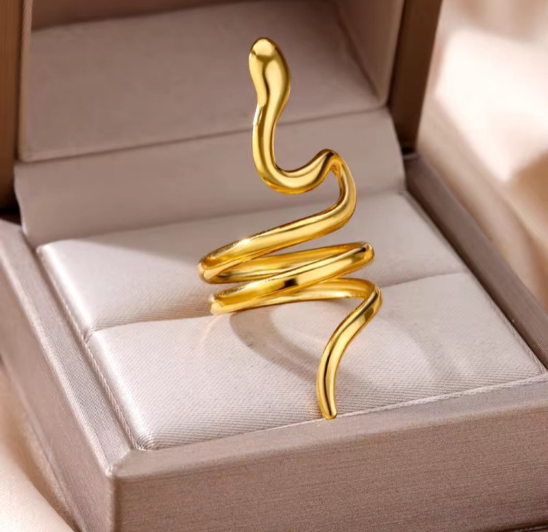 Anillo de Serpiente Boho - Accesorio Único y Original