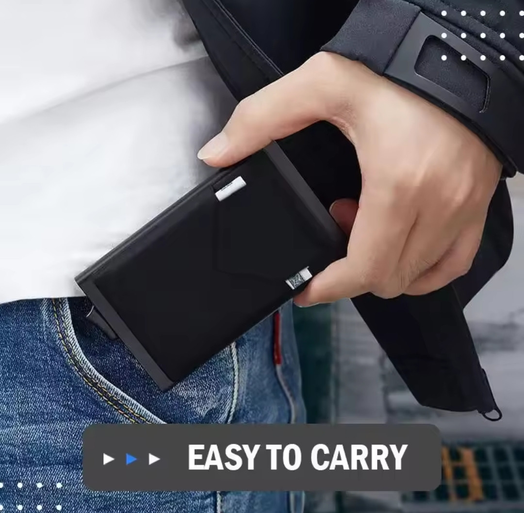 Cartera Minimalista Inteligente - Compacta y Segura: La Revolución en tu Bolsillo